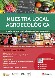 Actividades en el mercado agroecológico (sábado, 25)