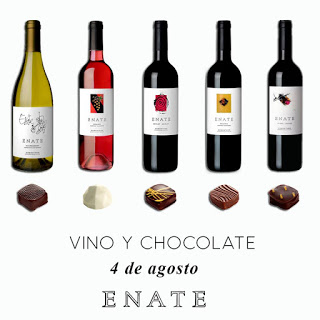 SALAS BAJAS. Cata de vino y chocolate en ENATE (sábado, 4)