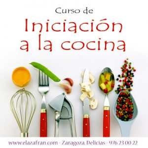 Curso de iniciación a la cocina en AZAFRÁN (sábados de septiembre)