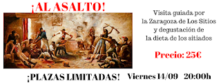 Ruta gastronómica por la Zaragoza de Los Sitios (viernes, 14)