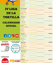 Treintaidosavos de la LIGA DE LA TORTILLA (del lunes, 17, al viernes, 21)