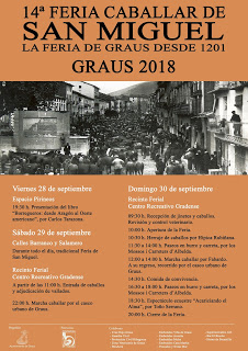 GRAUS. Feria caballar y de san Miguel (del 28 al 30)