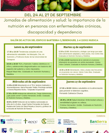 HUESCA. Jornadas de alimentación y salud (del 24 al 27)