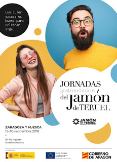 ZARAGOZA / HUESCA / CALATAYUD / BULBUENTE / BARBASTRO / JACA. Jornadas Gastronómicas del Jamón de Teruel (del 15 al 30 de septiembre)