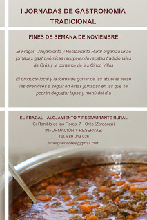 ORÉS. I Jornadas de Gastronomía Tradicional (fines de semana de noviembre)