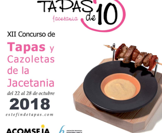 JACA. XII Concurso de Tapas y Cazoletas de la Jacetania (del 22 al 28)