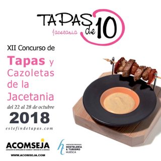 JACA. XII Concurso de Tapas y Cazoletas de la Jacetania (del 22 al 28)