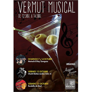 Vermú musical en LA TORRE PLAZA y Azarina Fusión (del viernes, 12, al domingo, 14)