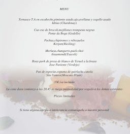Cena maridada (jueves, 25)