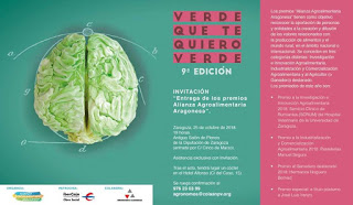 Entrega de los premios Verde que te quiero verde (jueves, 25)