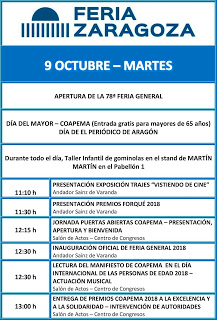 PILAR. Feria general de Zaragoza (del 9 al 14)