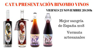 Cata maridada de bebidas Binomio (viernes, 23)