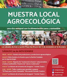 Animación en el mercado agroecológico (sábado, 24)