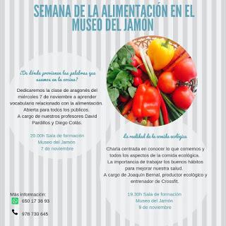 CALAMOCHA. Semana de la alimentación (miércoles, 7, y viernes, 9)