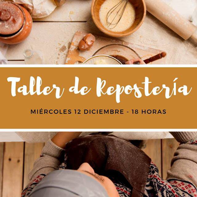 Taller de repostería (miércoles, 12)