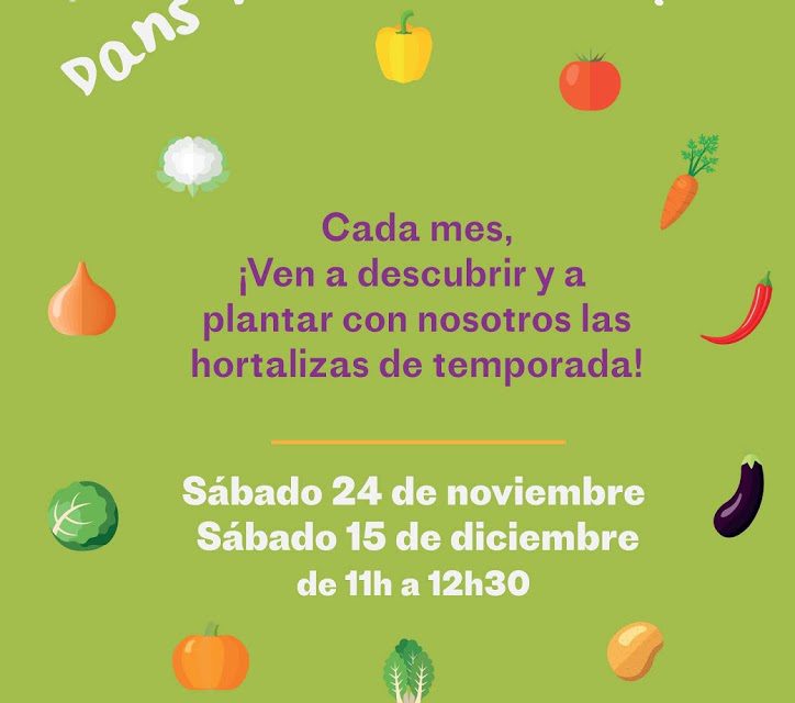 Taller de hortalizas para niños (sábado, 15)