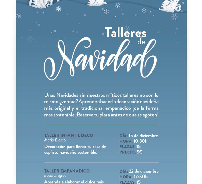 HUESCA. Taller de decoración navideña para niños (sábado, 15)