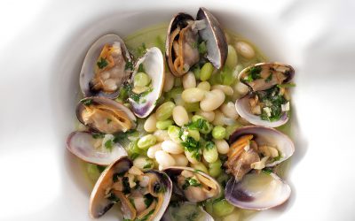 Pochas con almejas, paso a paso