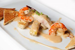 09 la bodega de chema_lomos de esturion con veloute de gambas