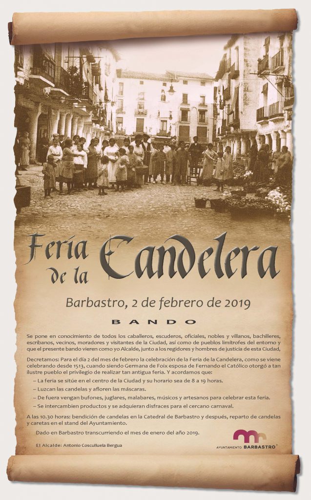 BARBASTRO Cartel Candelera 2019