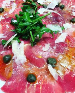 Castrobar carpaccio ternera