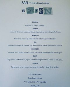 FAN menu Origen