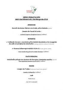 TOPI Menú Degustación 6 Descubre la Trufa