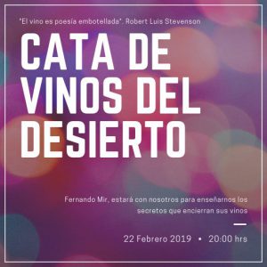 22 feb cata vinos desierto