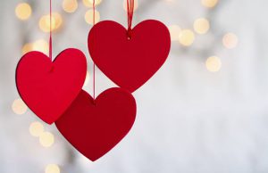 san valentín corazones