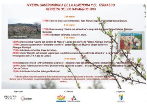 Cartel de la Feria de la Almendra y el Ternasco 