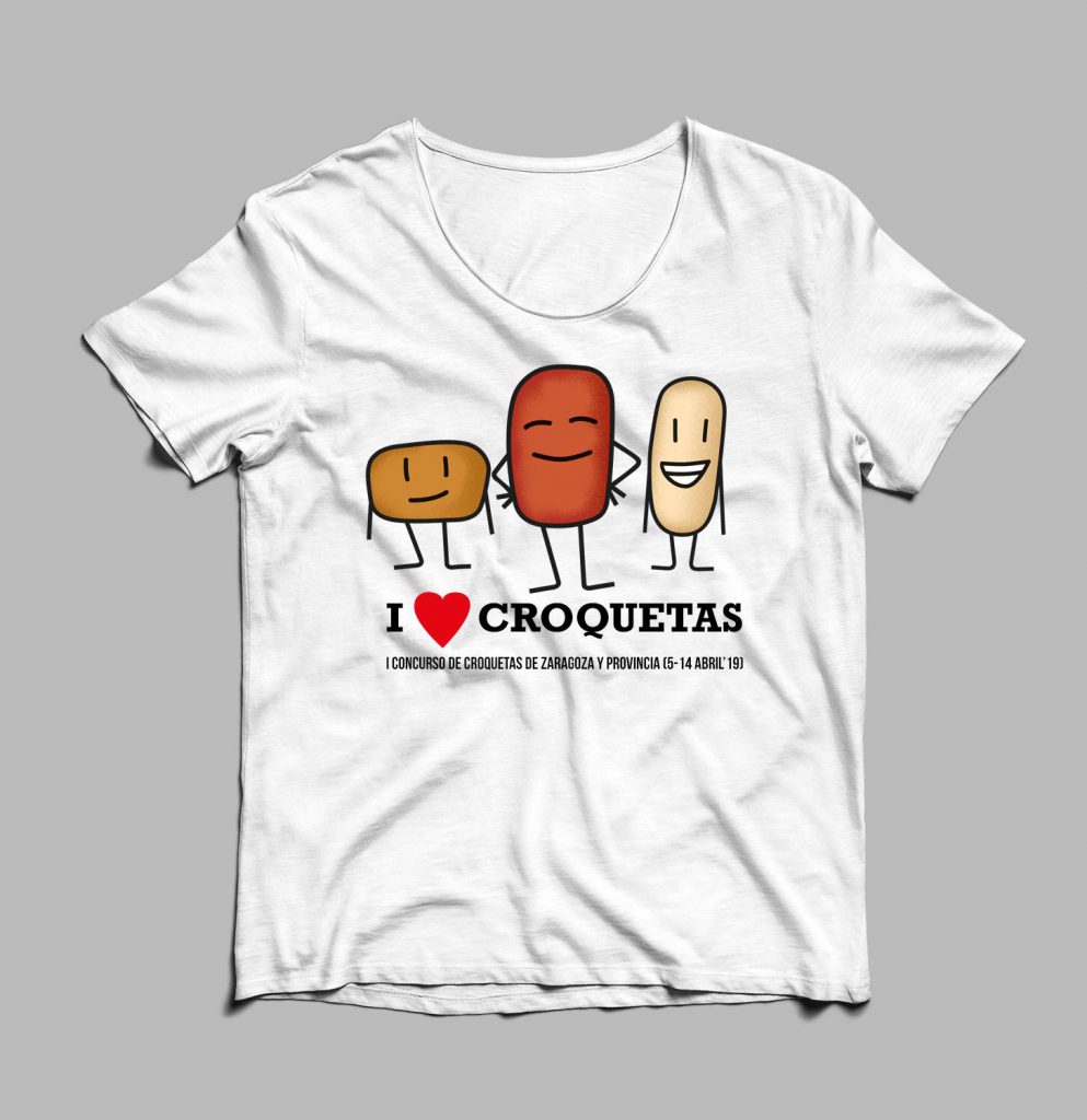 camiseta croquetas