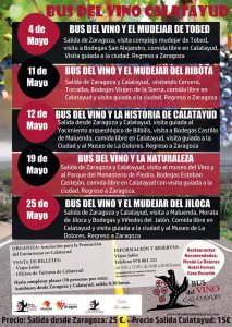 Programación Bus del vino de Calatayud