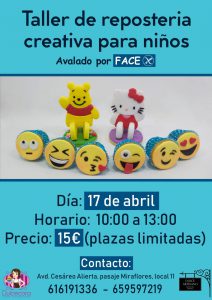 Taller de repostería creativa Dulcecora