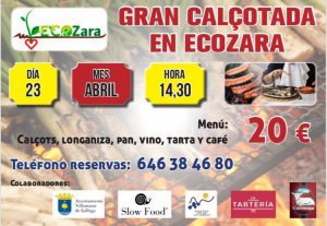 Gran calçotada en Ecozara