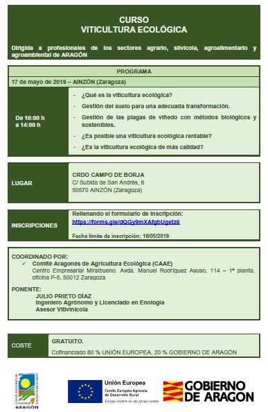 Información - Curso de viticultura ecológica