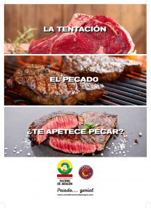 Cartel Degustación Carne de Vacuno de Aragón 