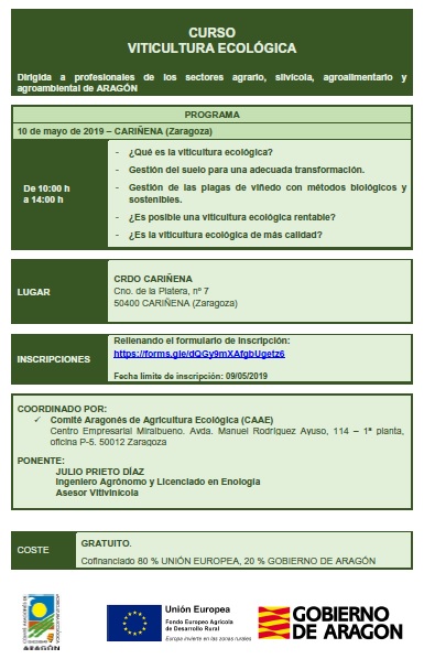 Información Curso Viticultura Ecológica