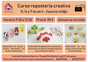 Curso de repostería creativa