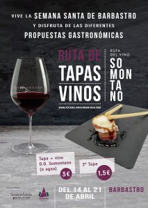 Cartel Semana Santa Gastronómica Somontano