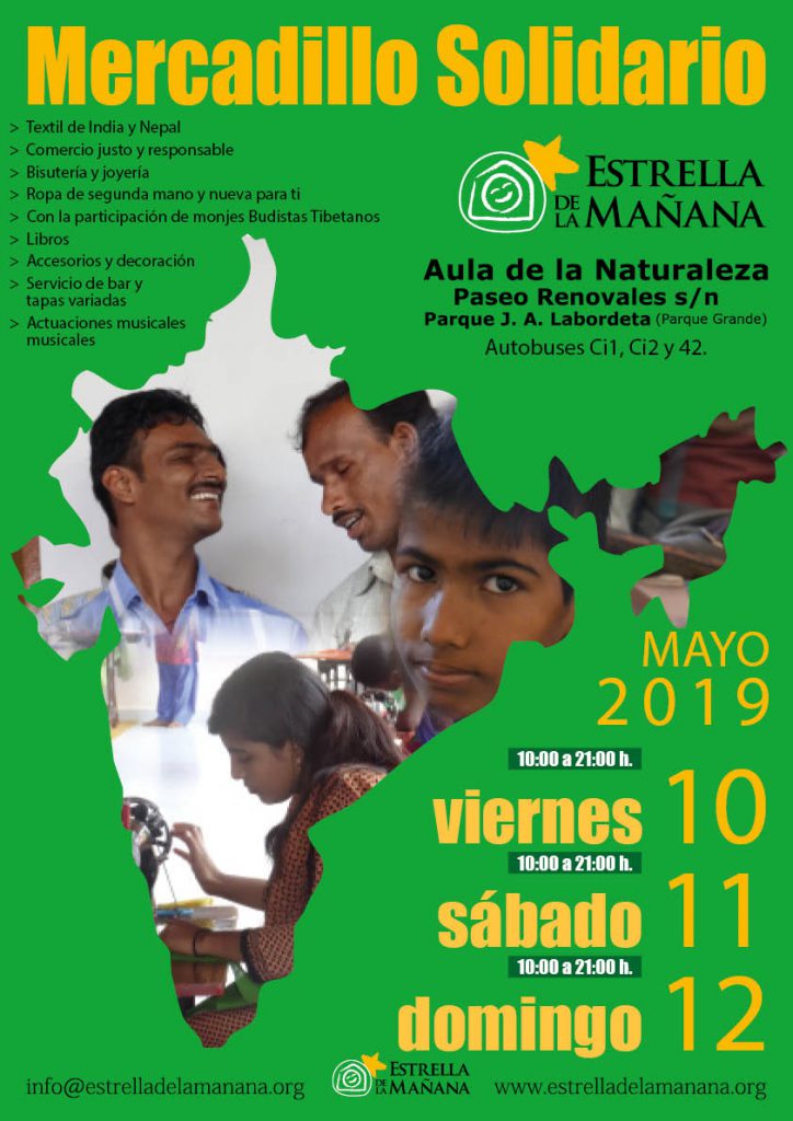 2019 MAYO mercadillo DIN A3 Verde