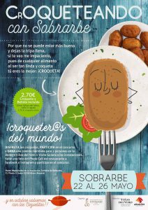 Cartel Croqueteando con Sobrarbe