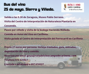 Ruta del Bus del vino de Cariñena 