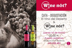 Cata de El Vino del Desierto en Wine Not?