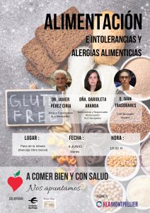 Cartel Alimentación e Intolerancias y Alergias Alimenticias