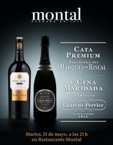 Cartel Cata Premium y Cena Maridada