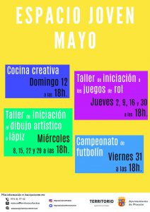 Programación Espacio Joven Monzón Mayo