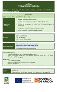 Curso de viticultura ecológica Calatayud