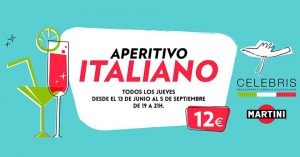 Aperitivo Italiano en Celebris