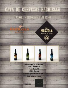 Cata de cervezas Bachiella en Chez Marzola