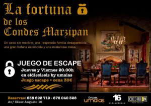 Escape Room y Cena en el Diéciseis